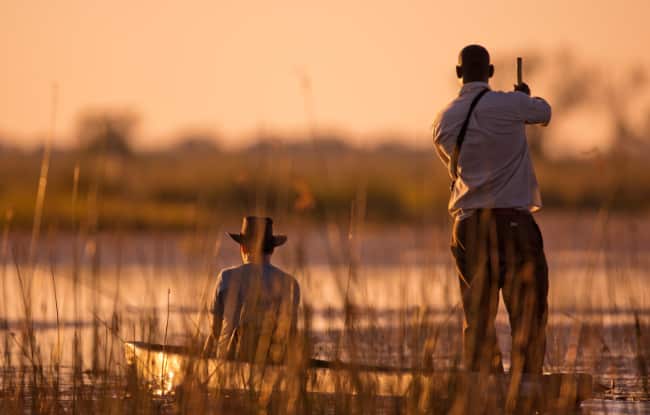 Mokoro Tour  Chiefs Siland Botswana