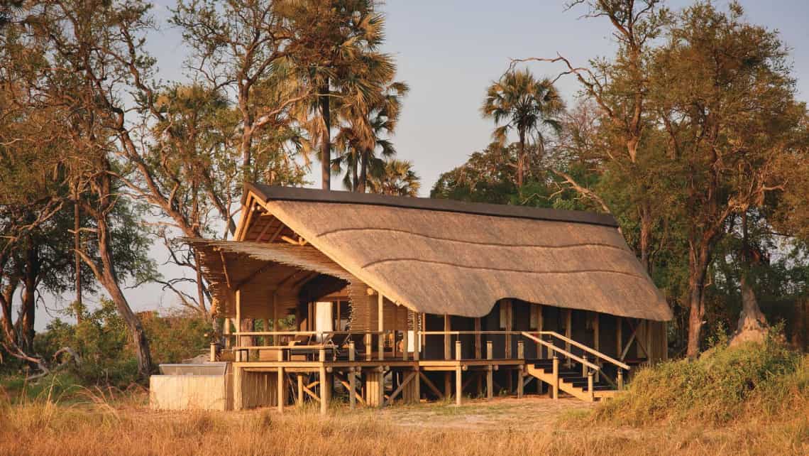 Luxuszelt der Belmond Eagle Island Lodge, Okavango Delta